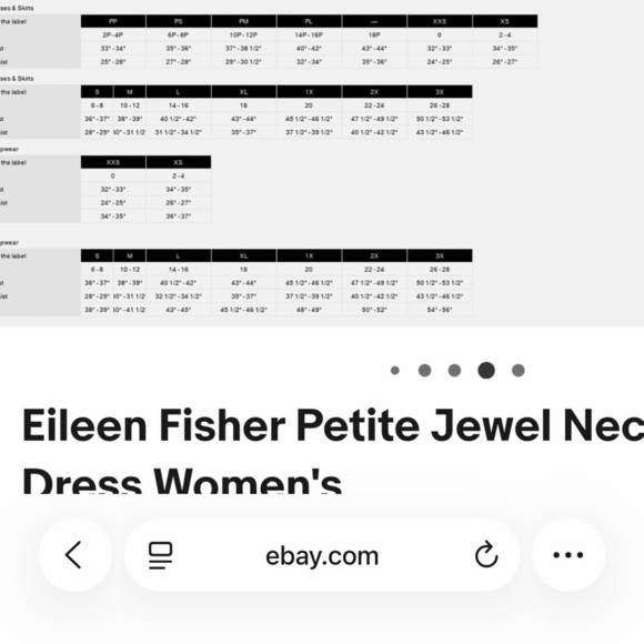 Eileen Fisher | 100% Irish linen Black Petite Dress - Picture 9 of 9
